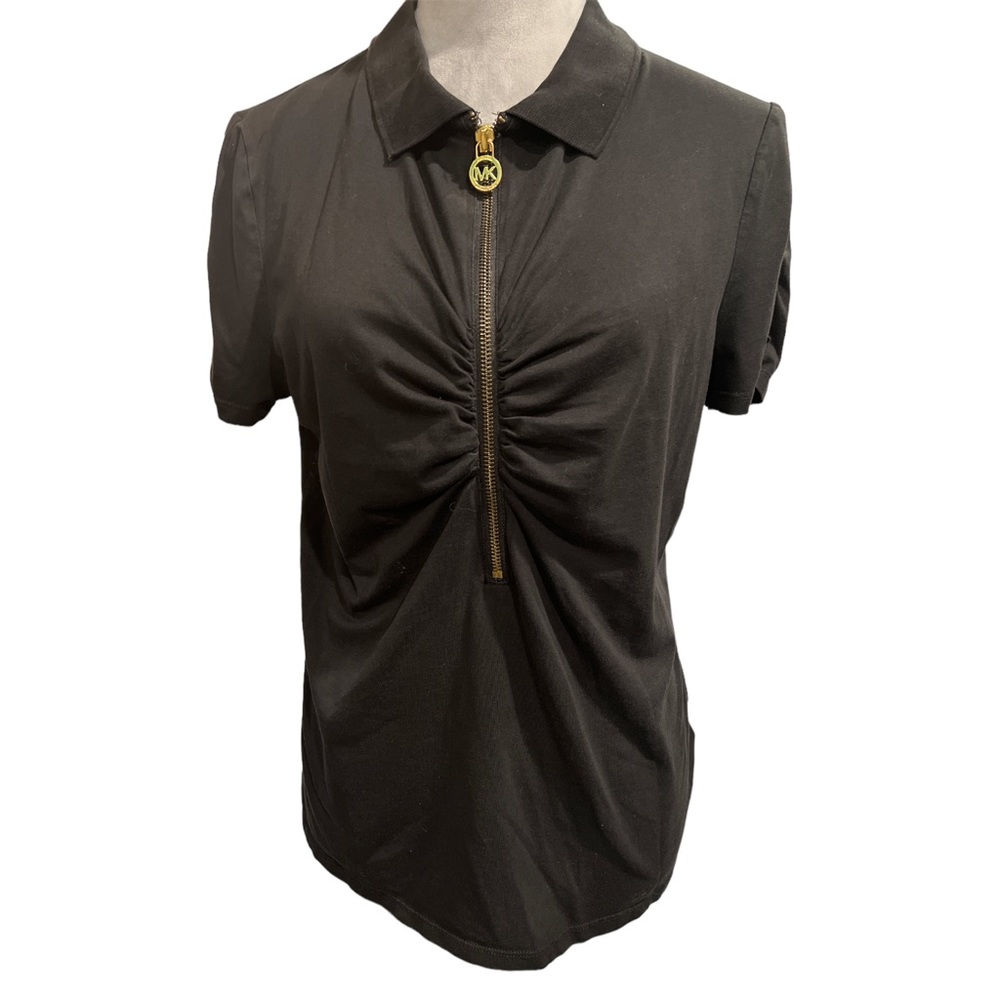Michael Kors Wonen’s XL short sleeve shirt. Black